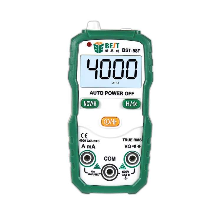 BEST BST-58F Full Automatic Range Multimeter Without Shift Intelligent Identification Digital Multim