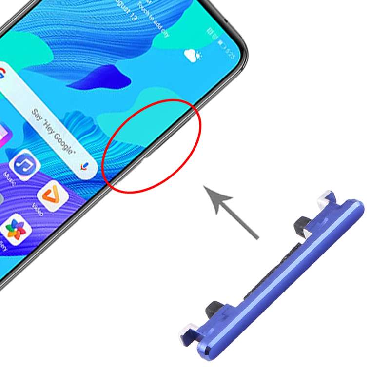 For Samsung Galaxy A7 2018 SM-A750 10pcs Power Button + Volume Control Button(Black)