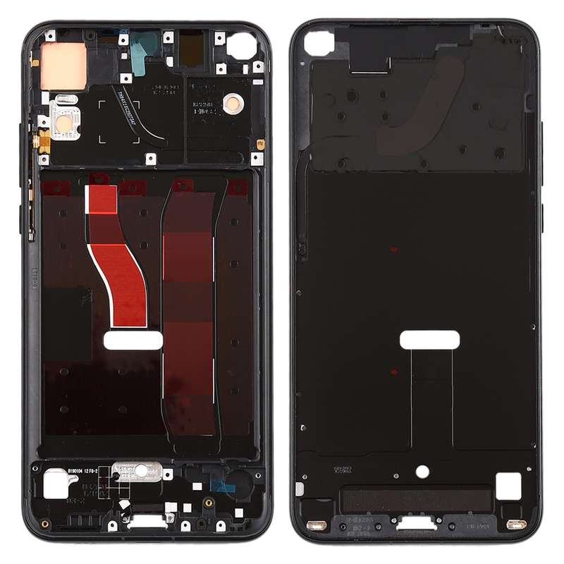 Front Housing LCD Frame Bezel Plate with Side Keys for Huawei Honor V20 (Honor View 20)(Blue)