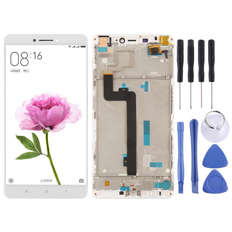 TFT LCD Screen for Xiaomi Mi Max Digitizer Full Assembly with Frame(Black)
