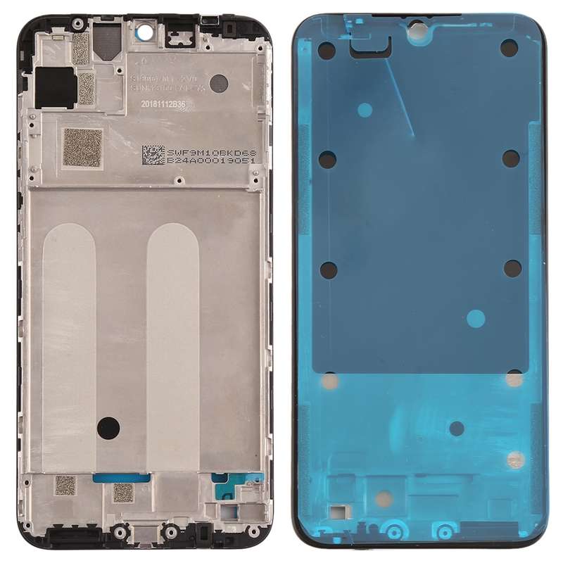 Middle Frame Bezel Plate for Xiaomi Mi Play(Black)