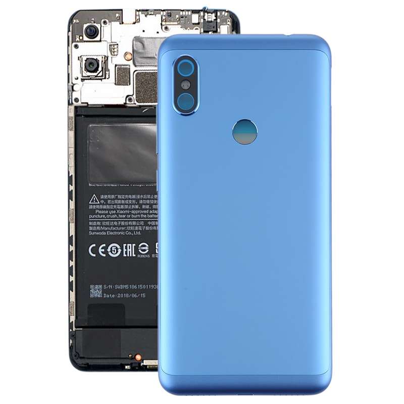 Battery Back Cover with Side Keys for Xiaomi Redmi Note 6 Pro(Black)