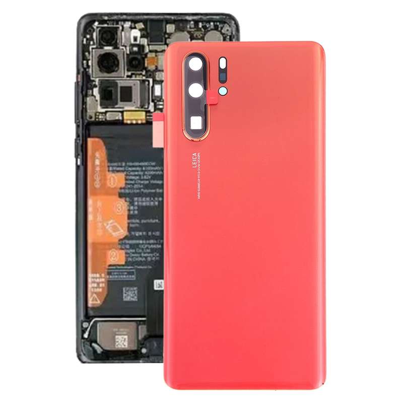 Original Battery Back Cover with Camera Lens for Huawei P30 Pro(Orange)
