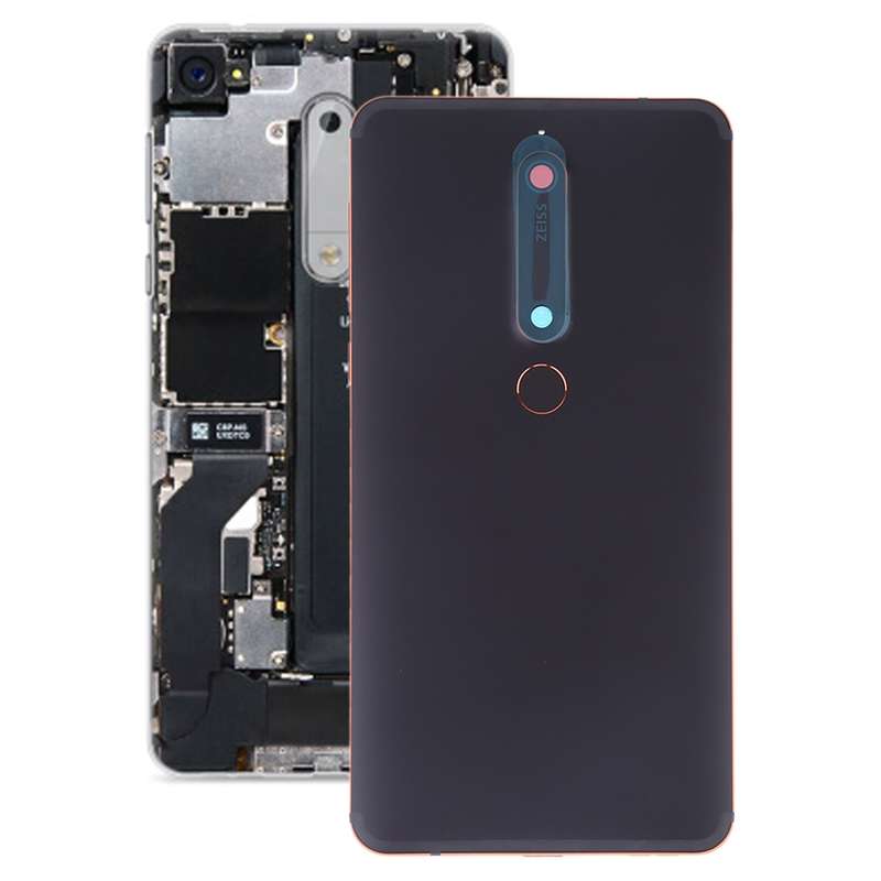 Battery Back Cover with Camera Lens & Side Keys & Fingerprint Sensor for Nokia 6.1 / 6 (2018) / 6 (2