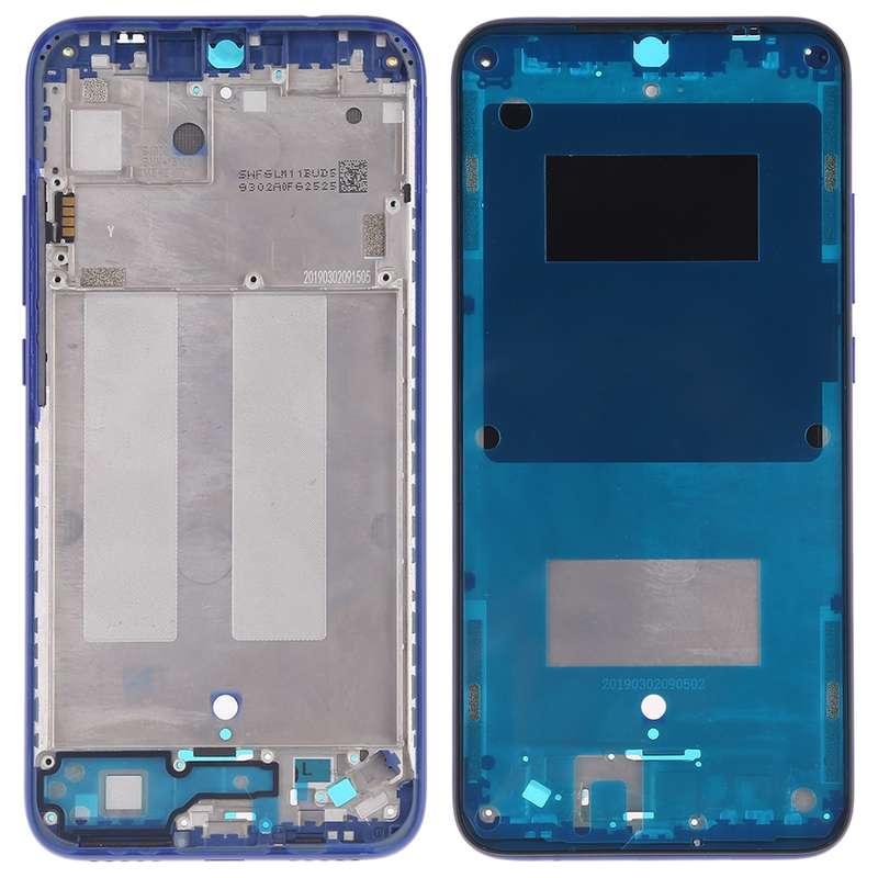 Middle Frame Bezel Plate with Side Keys for Xiaomi Redmi 7(Black)