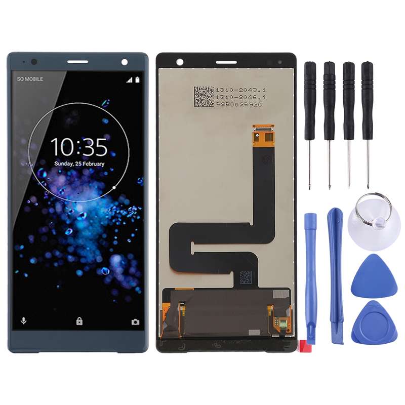 Original LCD Screen for Sony Xperia XZ2 with Digitizer Full Assembly(Purple)