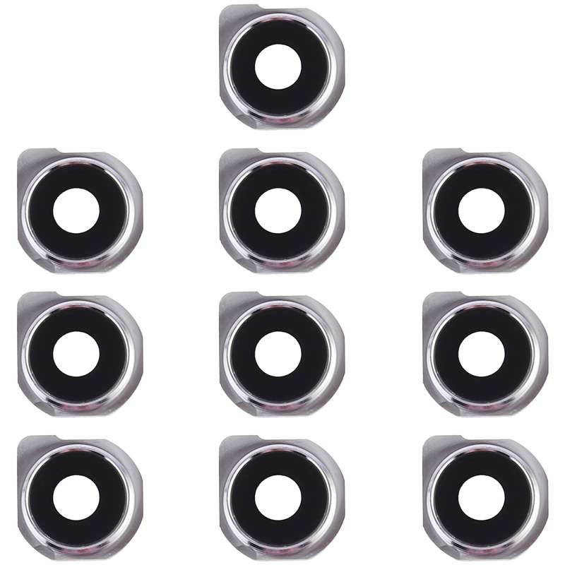 10 PCS Camera Lens Cover for LG Q6 / LG-M700 / M700 / M700A / US700 / M700H / M703 / M700Y(Black)