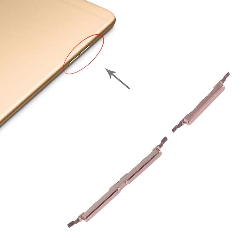 For OPPO A57 Side Keys(Pink)