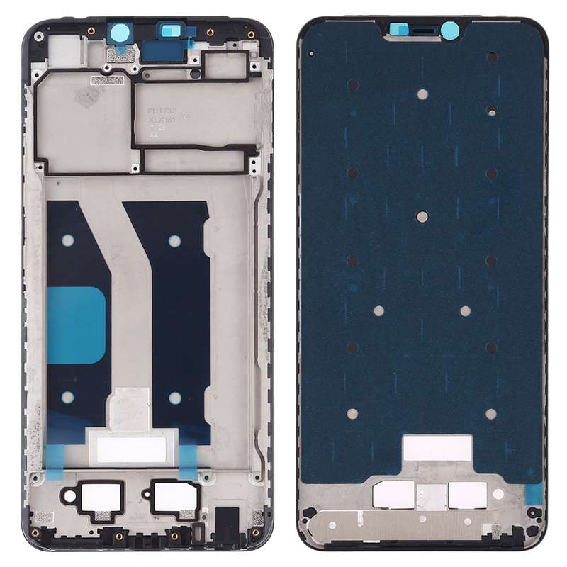 For Vivo Y81 Middle Frame Bezel Plate(Black)