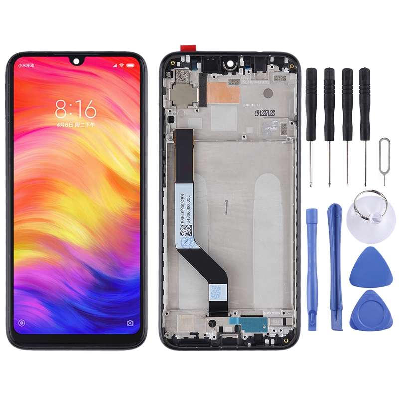 TFT LCD Screen for Xiaomi Redmi Note 7 / Redmi Note 7 Pro Digitizer Full Assembly with Frame(Red)