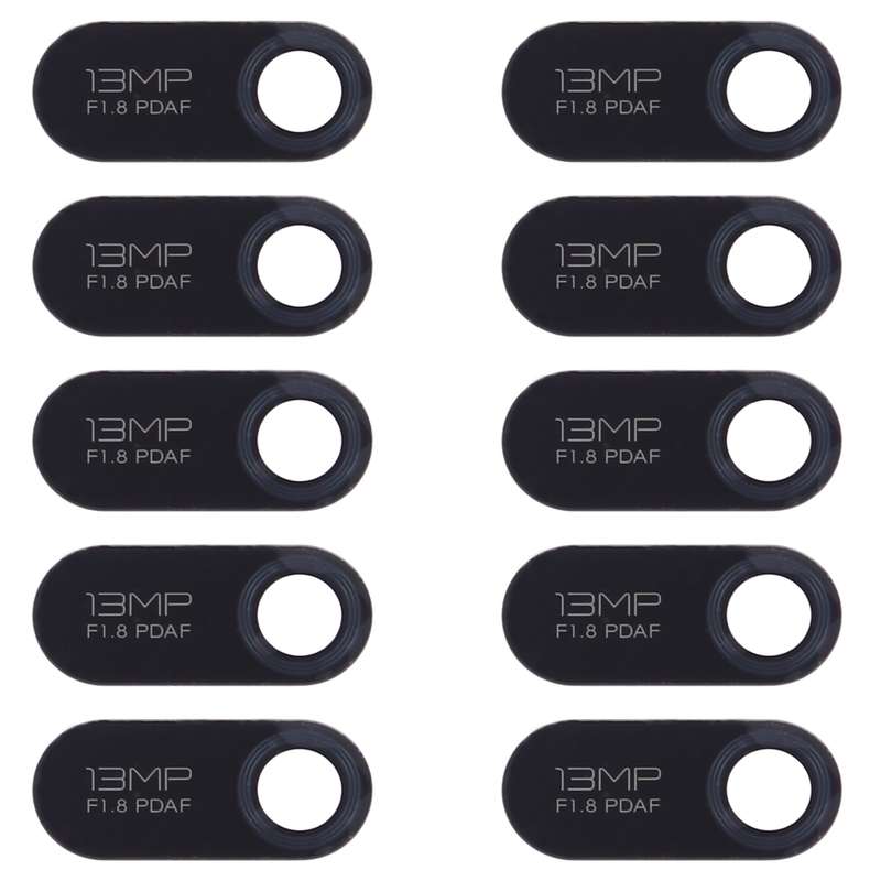 For Huawei Y6 Pro 2019 / Y6 2019 10pcs Back Camera Lens (Black)