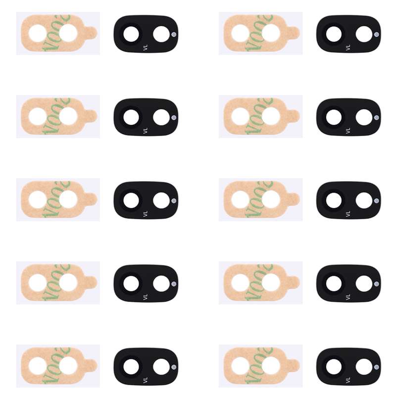 For Galaxy J7 (2018) 10pcs Back Camera Lens Cover with Sticker