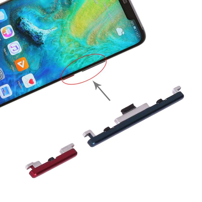 For Huawei Mate 20 Pro Power Button and Volume Control Button (Black)