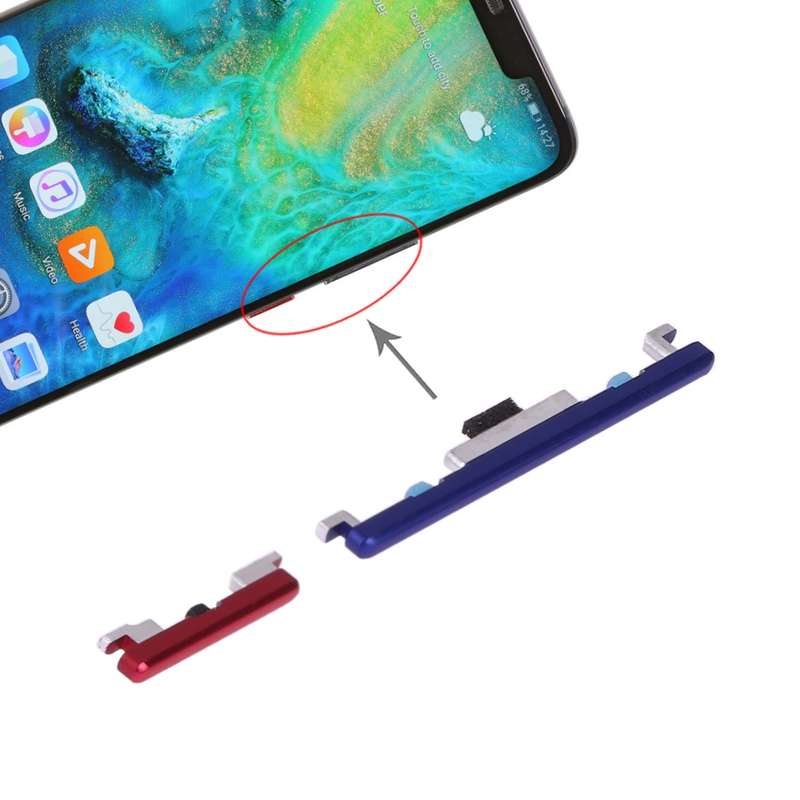 For Huawei Mate 20 Pro Power Button and Volume Control Button (Black)