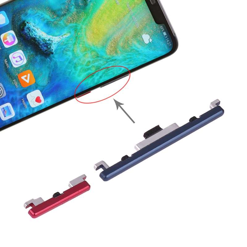 For Huawei Mate 20 Pro Power Button and Volume Control Button (Black)