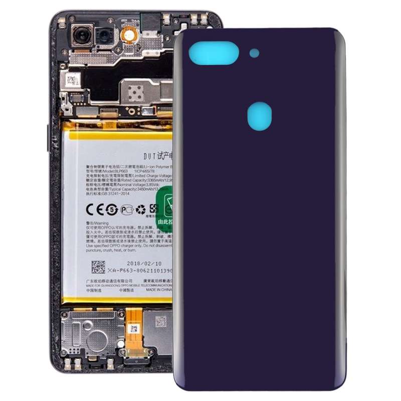 For OPPO R15 Pro Curved Back Cover (Black)