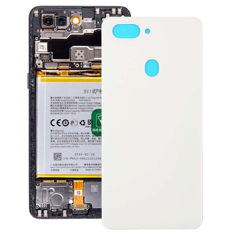 For OPPO R15 Back Cover (Black)
