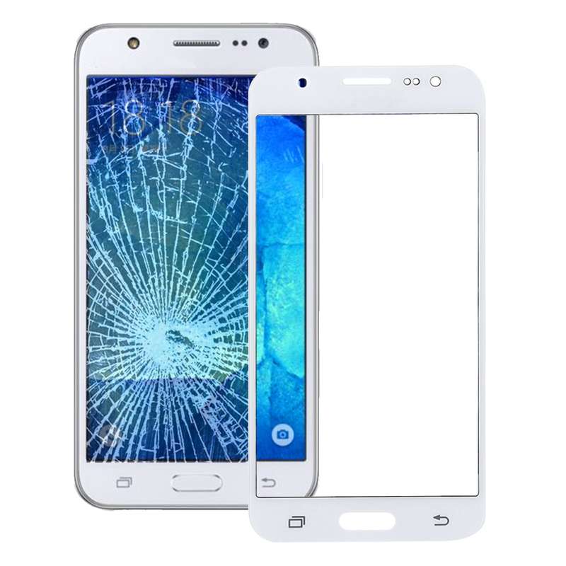 For Galaxy J5 / J500 Front Screen Outer Glass Lens (Black)