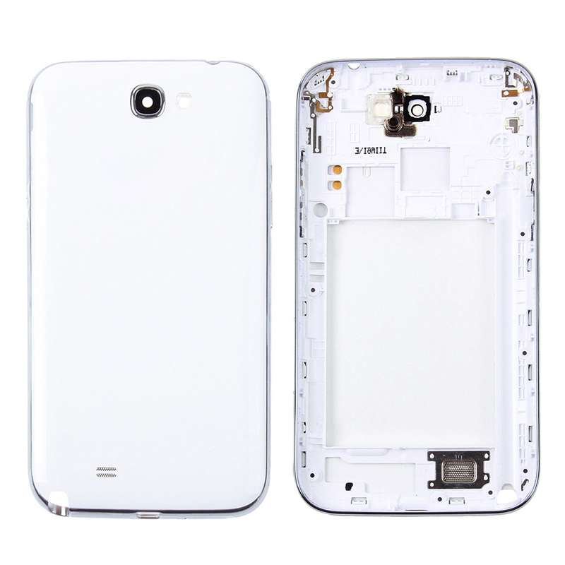For Galaxy Note II / N7100 Middle Frame Bezel + Battery Back Cover (Black)