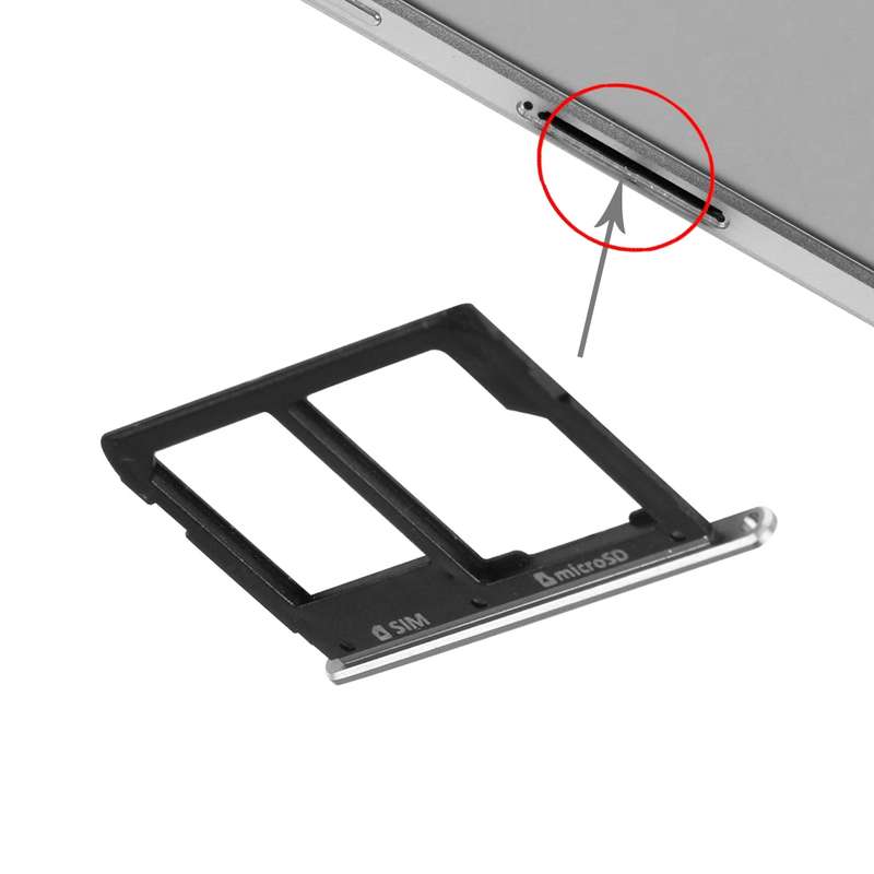 For Galaxy A9(2016) / A9000 SIM Card Tray and Micro SD Card Tray (Gold)