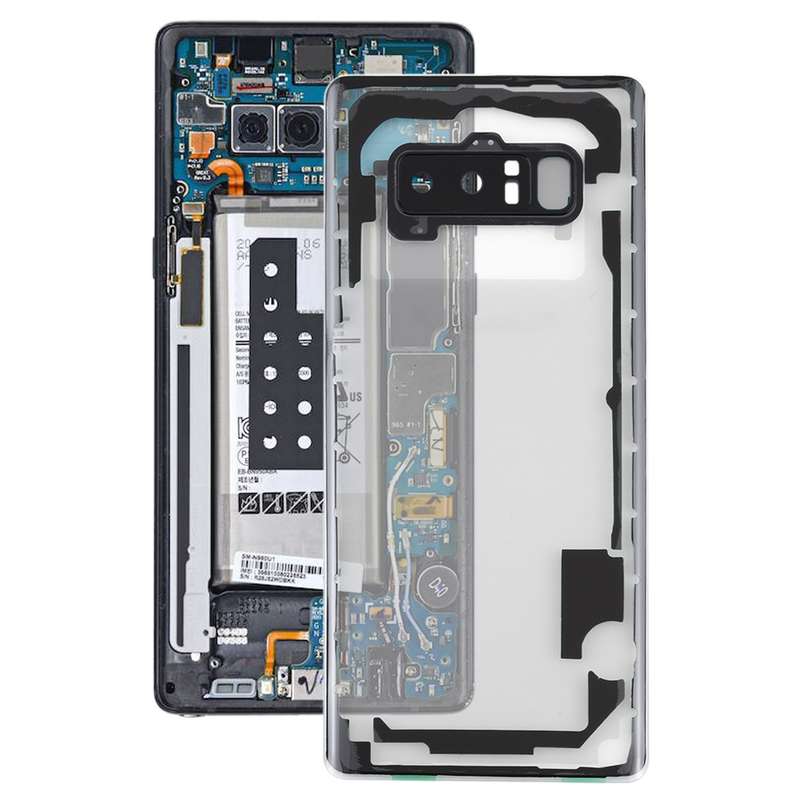 For Samsung Galaxy Note 8 / N950F N950FD N950U N950W N9500 N950N Transparent Battery Back Cover with