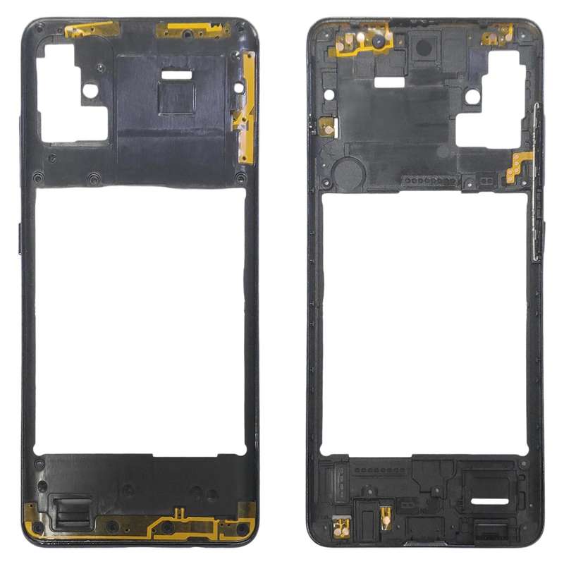 For Samsung Galaxy A51 Middle Frame Bezel Plate (Black)