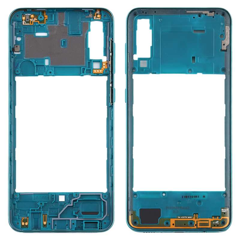 For Samsung Galaxy A30s Middle Frame Bezel Plate (Dark Blue)