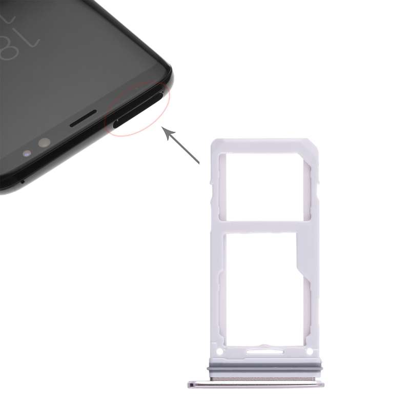 For Galaxy S8 / S8+ 2 SIM Card Tray / Micro SD Card Tray (Gold)