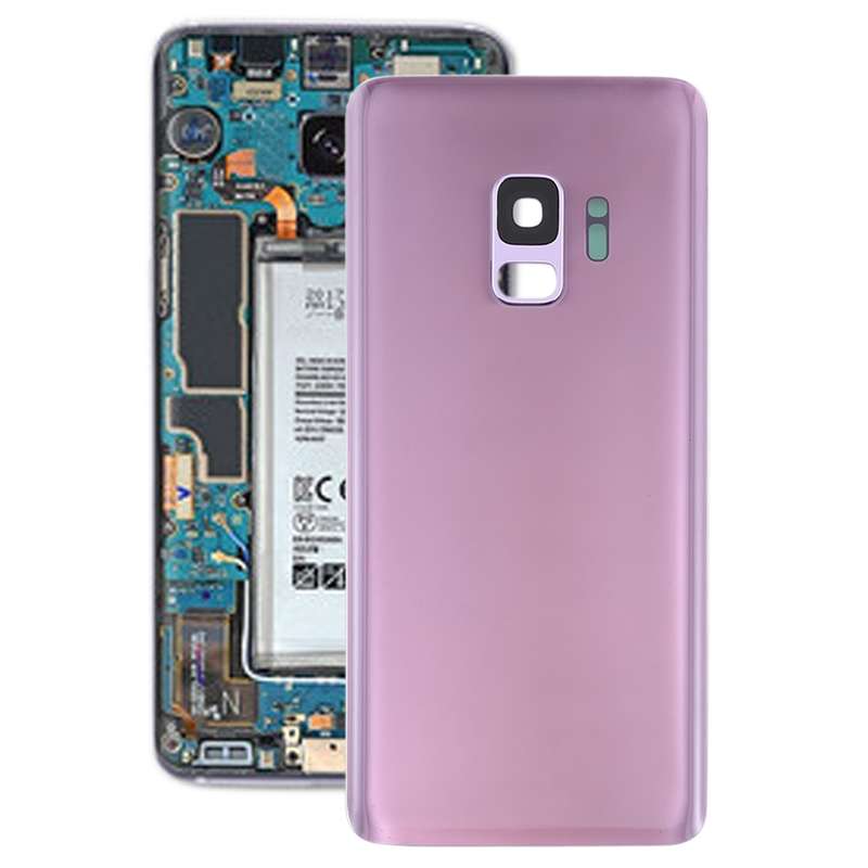 For Galaxy S9 Battery Back Cover with Camera Lens (Grey)