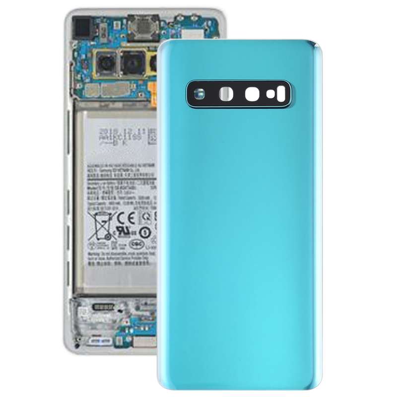 For Galaxy S10 Battery Back Cover with Camera Lens (Pink)