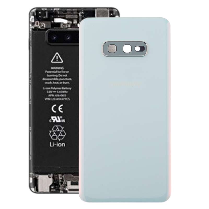 For Galaxy S10e Battery Back Cover with Camera Lens (Pink)