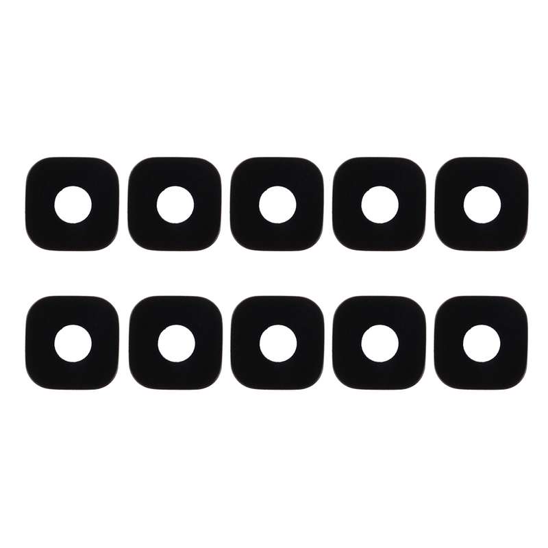 For Galaxy J7 Prime / G610 10pcs Back Camera Lens(Black)