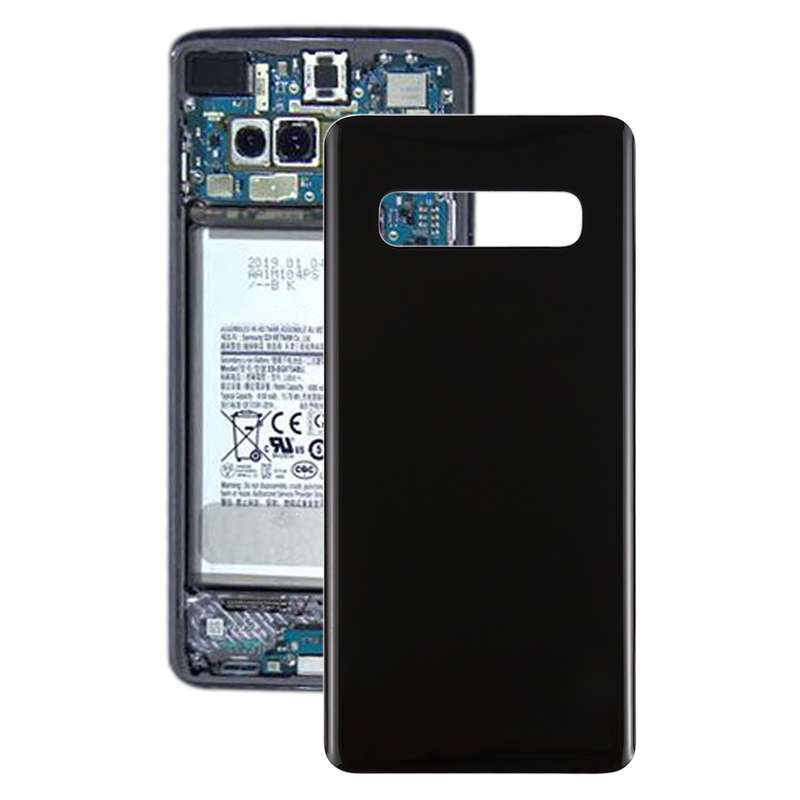 For Galaxy S10+ Battery Back Cover (White)