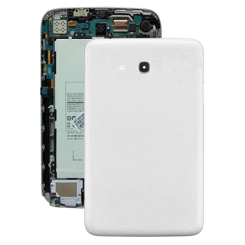 For Galaxy Tab 3 V T116 Battery Back Cover (White)