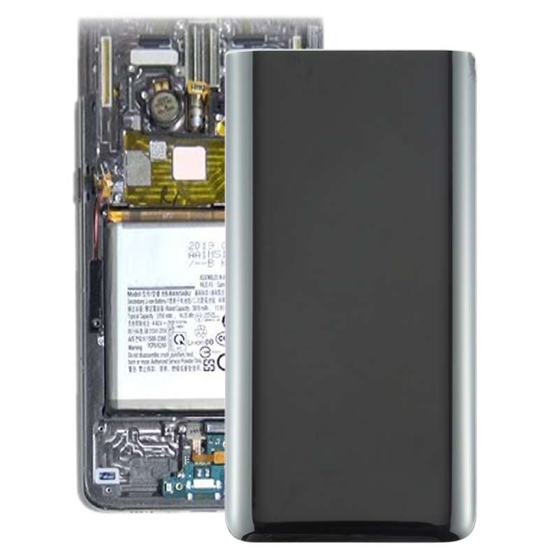 For Galaxy A80 Battery Back Cover (Silver)