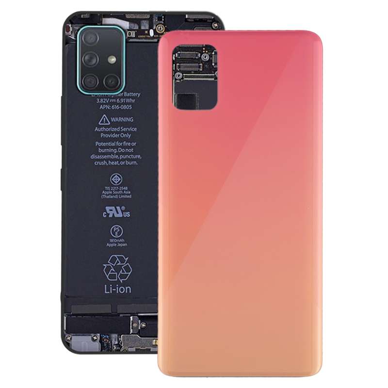 For Galaxy A51 Original Battery Back Cover (White)