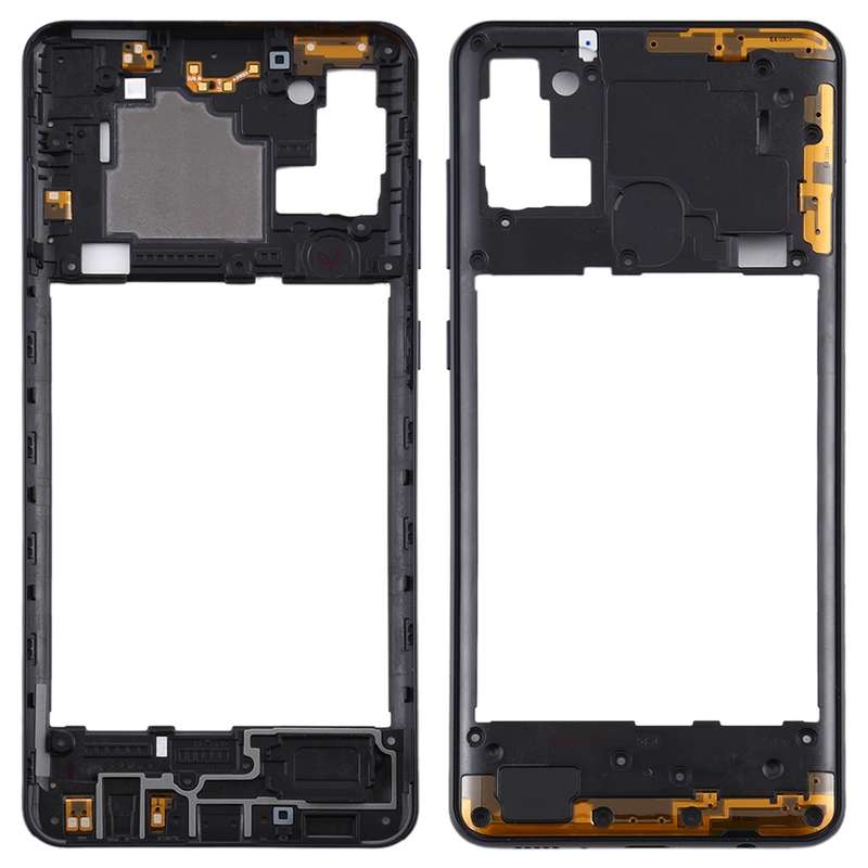 For Samsung Galaxy A21s Middle Frame Bezel Plate (White)