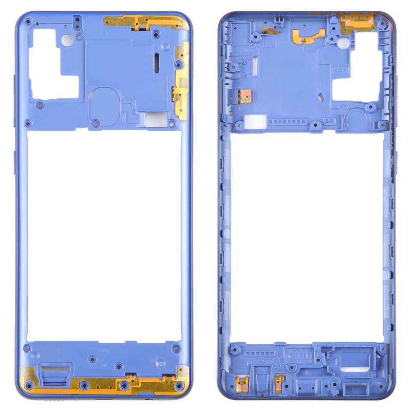 For Samsung Galaxy A21s Middle Frame Bezel Plate (White)