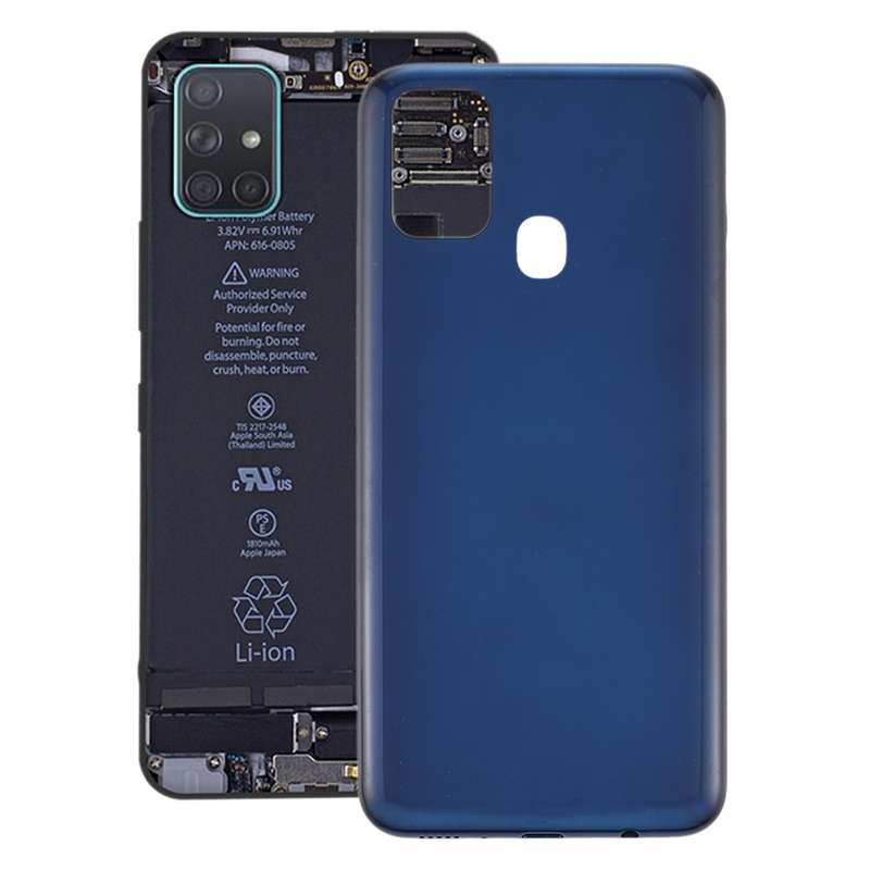 For Samsung Galaxy M31 / Galaxy M31 Prime Battery Back Cover (Black)