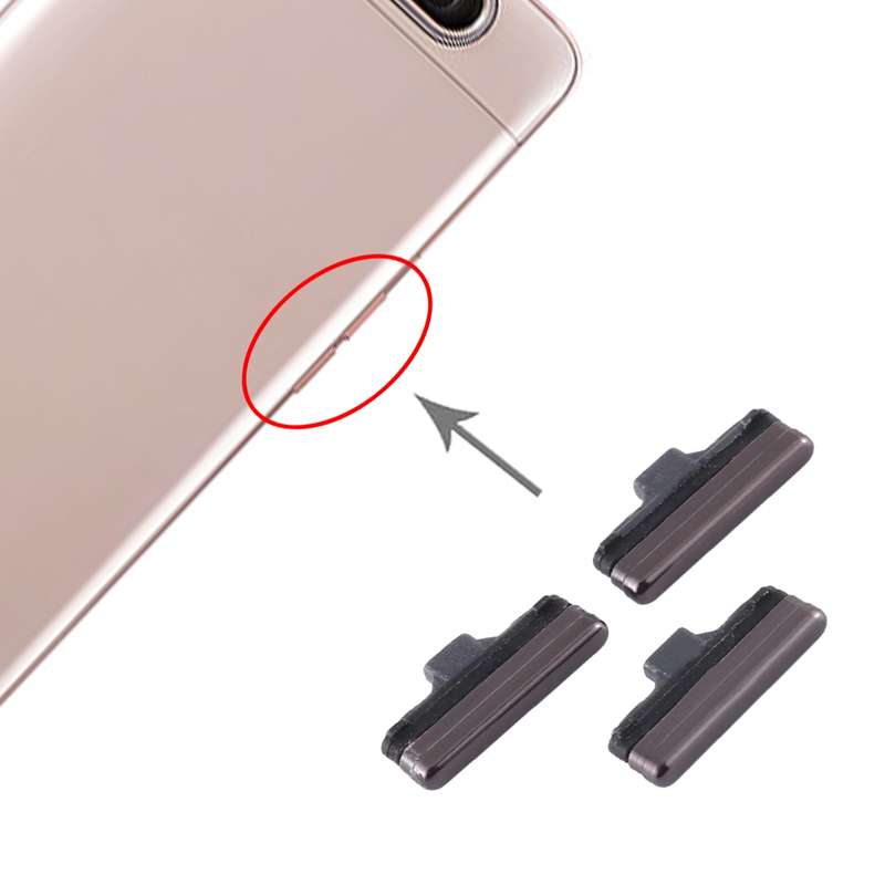 For Samsung Galaxy A80 Power Button and Volume Control Button(Black)