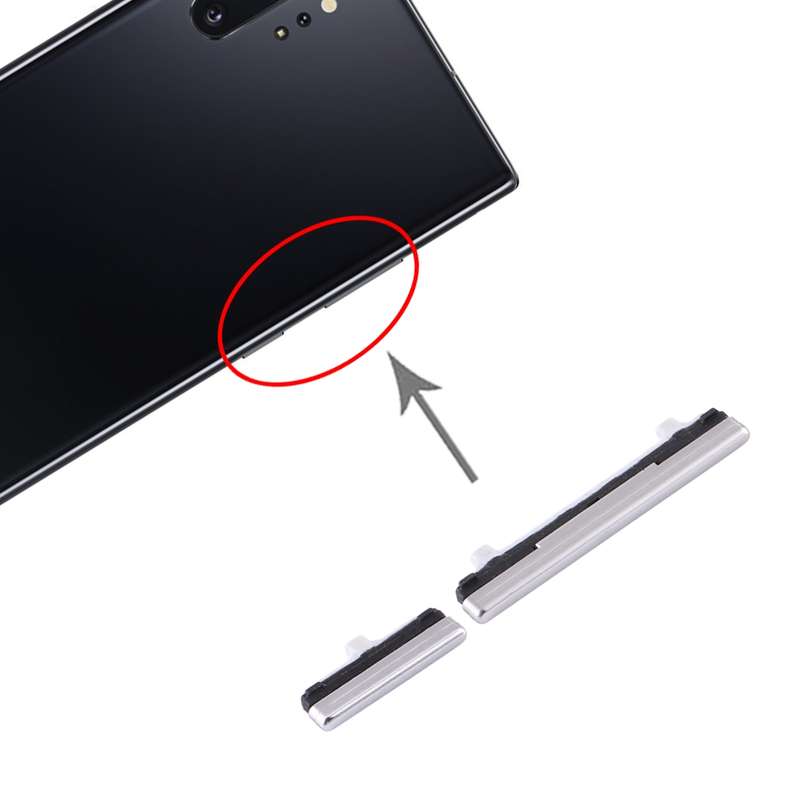 For Samsung Galaxy Note10+ Power Button and Volume Control Button(Black)
