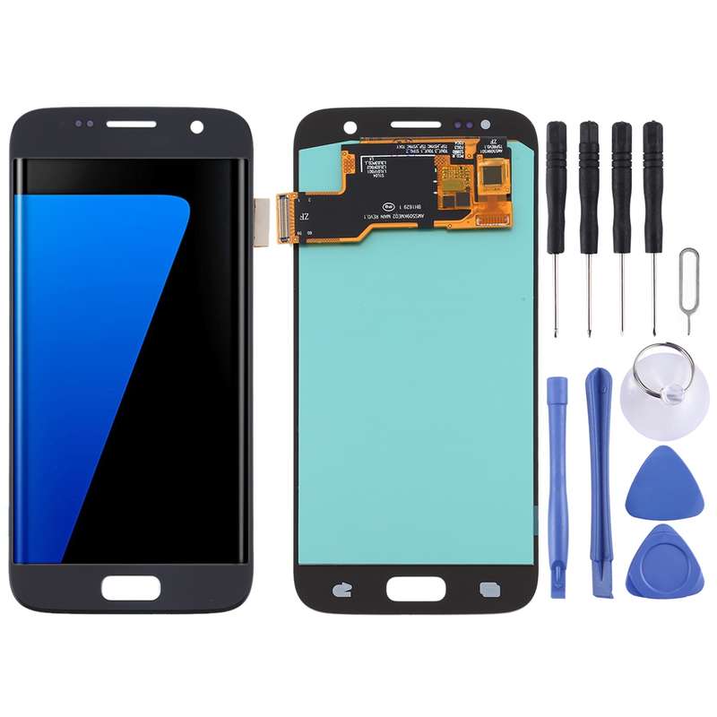 OLED LCD Screen for Samsung Galaxy S7 with Digitizer Full Assembly (Gold)