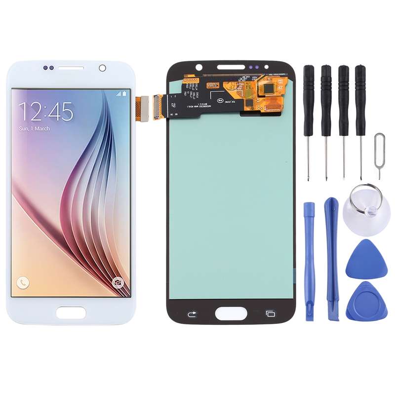OLED LCD Screen for Samsung Galaxy S6 with Digitizer Full Assembly (Gold)