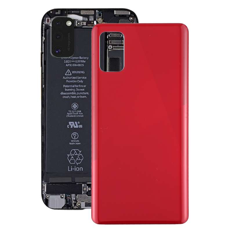 For Samsung Galaxy A41 Battery Back Cover (Blue)