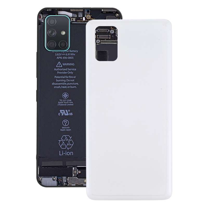For Samsung Galaxy M51 Battery Back Cover (Black)