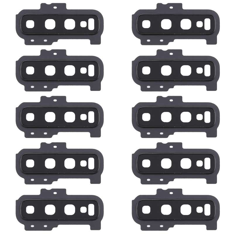 For Samsung Galaxy S10+ 10pcs Camera Lens Cover (Black)