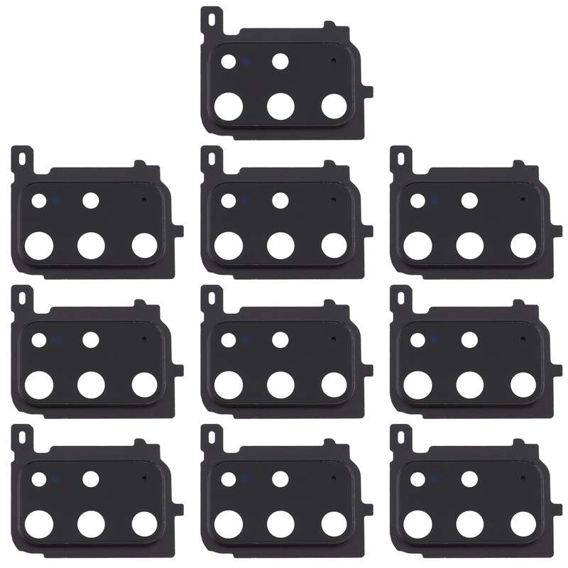 For Samsung Galaxy S20+ 10pcs Camera Lens Cover (Black)
