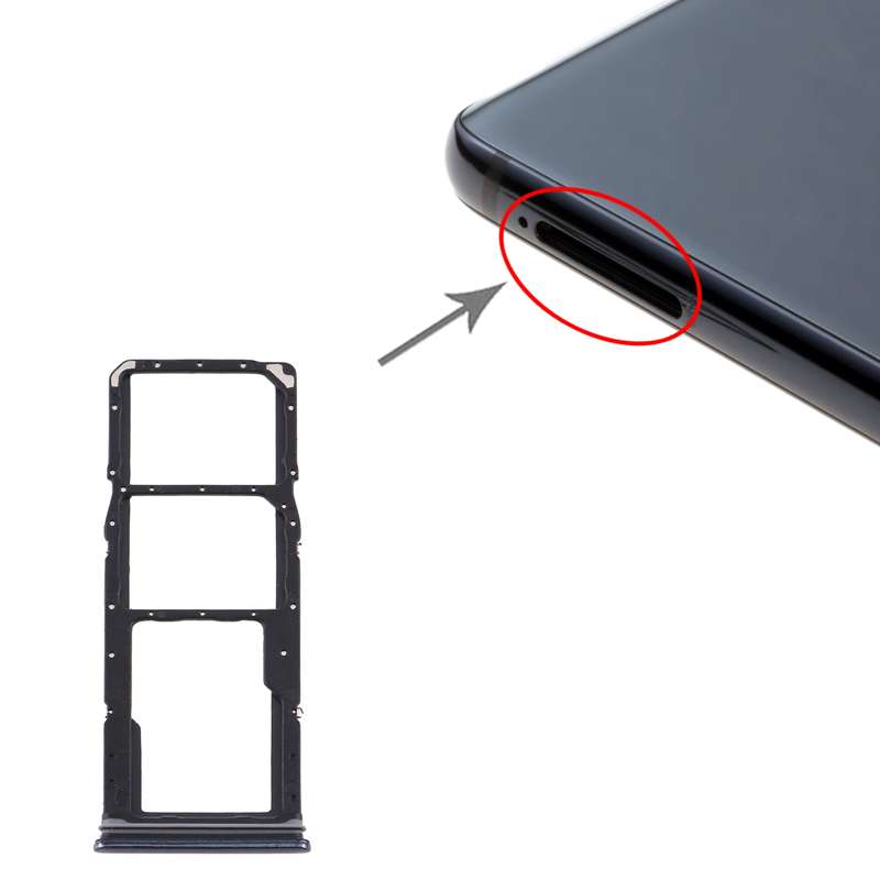 For Samsung Galaxy A9 (2018) SM-A920 SIM Card Tray + SIM Card Tray + Micro SD Card Tray (Pink)