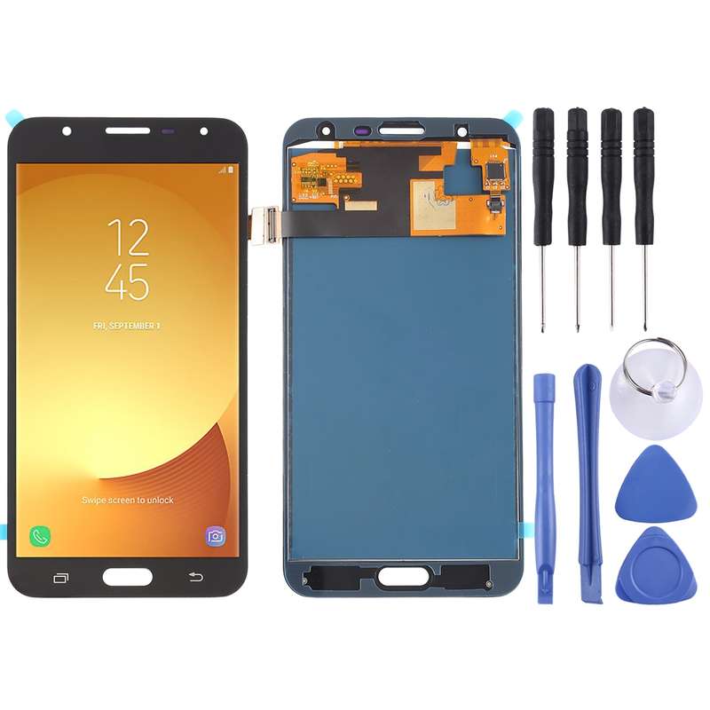 TFT LCD Screen for Galaxy J7 Neo, J701F/DS, J701M With Digitizer Full Assembly (Black)
