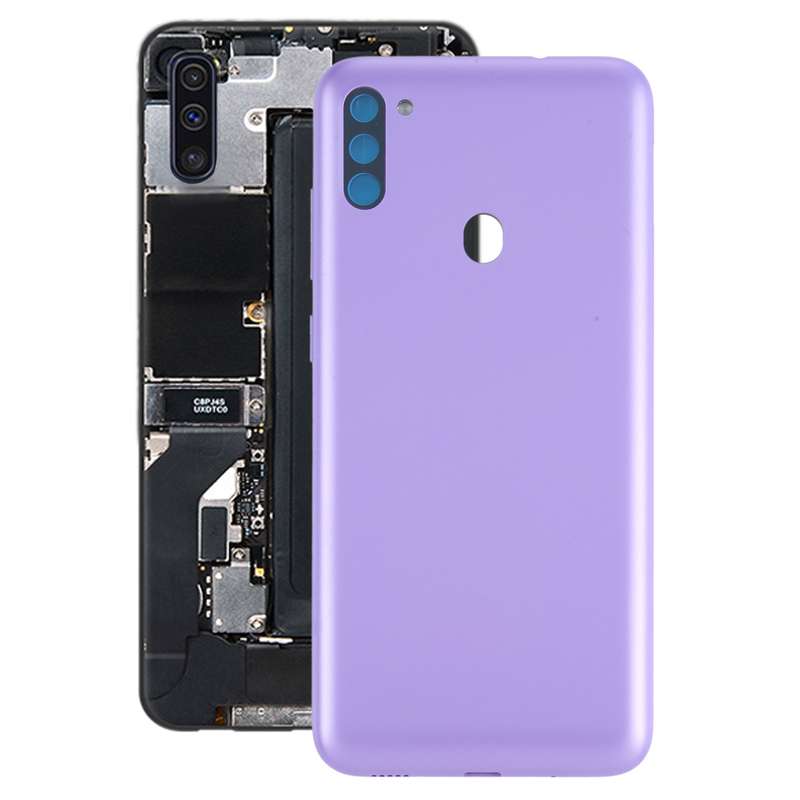 For Samsung Galaxy M11 SM-M115F Battery Back Cover (Purple)